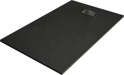 Vane MEXEN/S - Hugo sprchová vanička SMC 140x90, čierna, krytka čierna 42709014-B