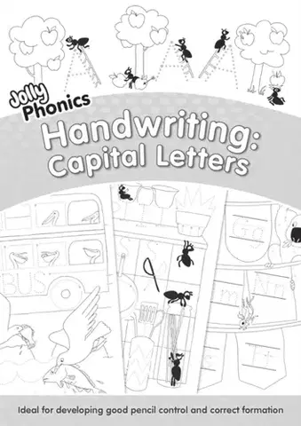 Príprava do školy, pracovné zošity Jolly Phonics Capital Letters Handwriting Book - Jolly Learning Ltd