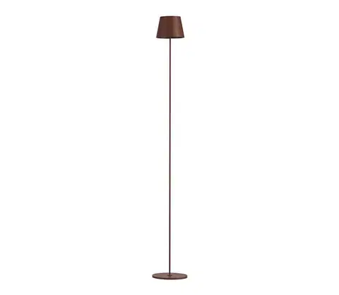 Záhradné lampy  LED Stmievateľná nabíjacia stojacia lampa 3v1 LED/4W/5V 4400 mAh 3000K IP54 hnedá 7008