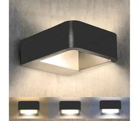 LED osvetlenie Brilagi - LED Vonkajšie svietidlo BARI LED/7W/230V 3000/4000/6000K antracit IP54 WO-HR60071-OEM-ANT