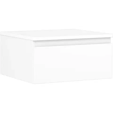 Kúpeľňový nábytok MEXEN/S - Orio kúpeľňová skrinka pod umývadlo 50 cm s doskou, 1 šuplík, biela mat 91A10-05023-1-BFC01