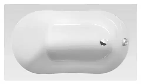 Vane AQUALINE - JIZERA vaňa 120x70x39cm, biela G1270