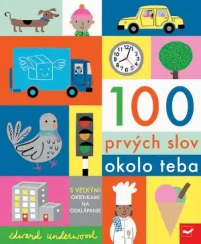 Leporelá, krabičky, puzzle knihy 100 prvých slov okolo teba - Edward Underwood