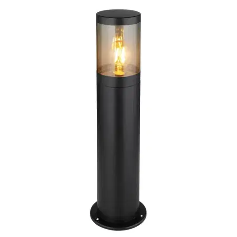Moderné stojace svietidlá – záhradné Lampa Xeloo 32015BS 60W čierna LS1