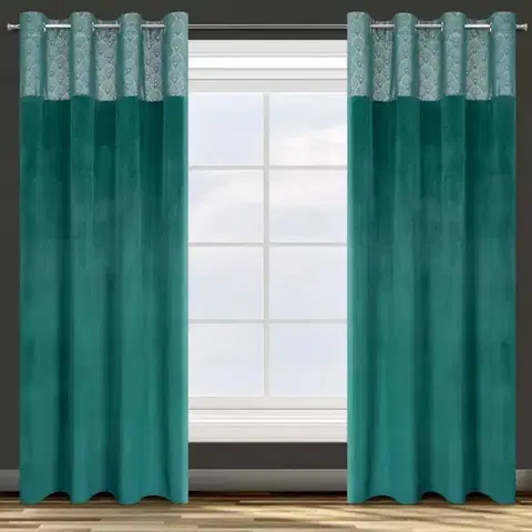 Závesy do spálne Záves AGNES 140X250 na priechodkách 388483