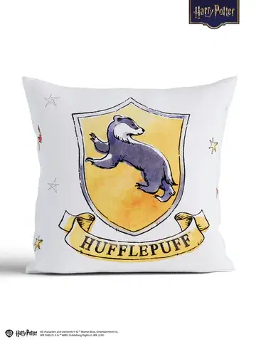 Dekoračné obliečky MKLozkoviny.sk Obliečka na vankúš mikroplyš Harry Potter 40 × 40 cm - Bifľomor biele-  -
