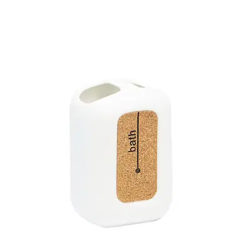 Stojany na zubné kefky BISK - Pohár na zubné kefky CORSA, keramika, výška 11,8cm