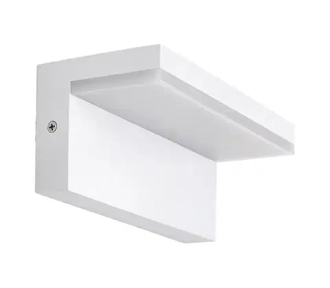 LED osvetlenie Rabalux 77093 - LED Vonkajšie nástenné svietidlo ZARAGOZA LED/10W/230V IP54 biela 77093