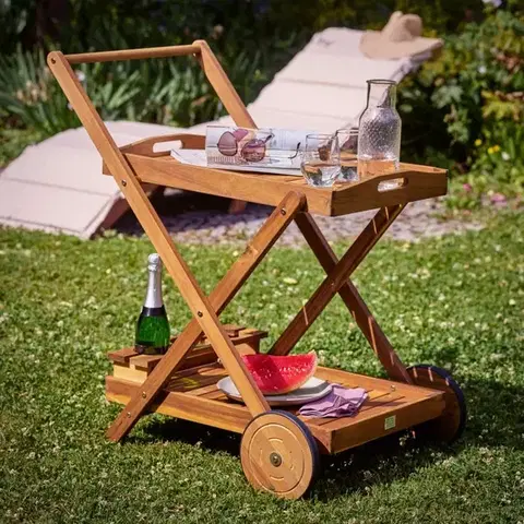 Kuchynské linky Servírovací stolík D0537 Dekorhome