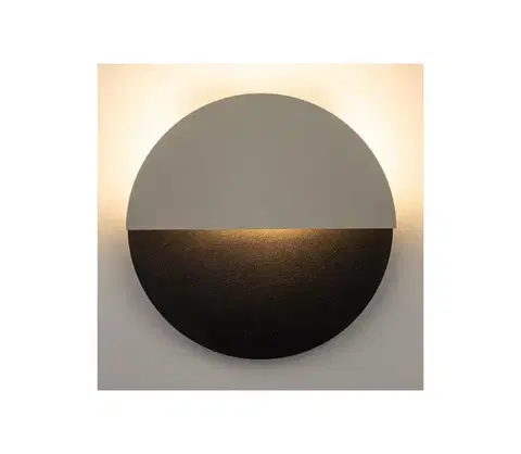 Svietidlá  LED Nástenné svietidlo LUNA LED/7W/230V pr. 26 cm čierna/béžová 40859