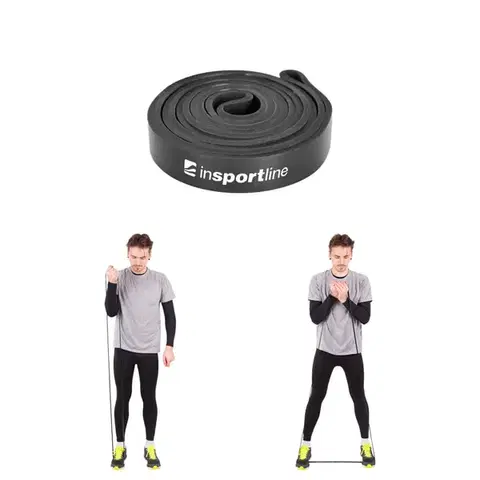 Ostatné fitness náradie Posilňovacia guma inSPORTline Hangy Light 204x2,2 cm / 15 kg