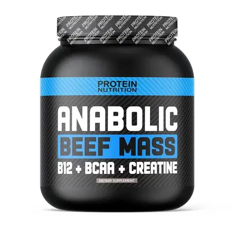 Hovädzie gainery Anabolic Beef Mass - Protein Nutrition 3000 g Vanilla