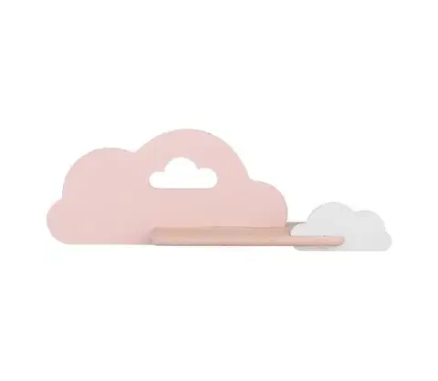 Svietidlá  LED Detské nástenné svietidlo s poličkou CLOUD LED/5W/230V ružová/biela 21-75703