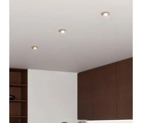 Svietidlá Eglo 902259 - SADA 3× LED podhľadových bodových svietidiel BARRANCO 1× GU10/4,5 W/230 V chróm 902259