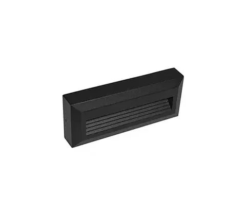 LED osvetlenie  Vonkajšie schodiskové svietidlo KORA LED/1,2W/230V IP54 4000K čierna SKU013641