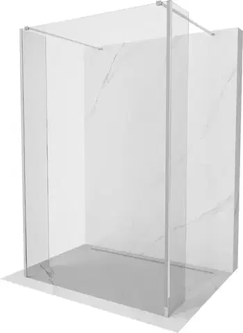 Sprchové dvere MEXEN/S - Kioto Sprchová zástena WALK-IN voľne stojaca 120 x 30 x 30, transparent, chróm 800-120-030-222-01-00-030