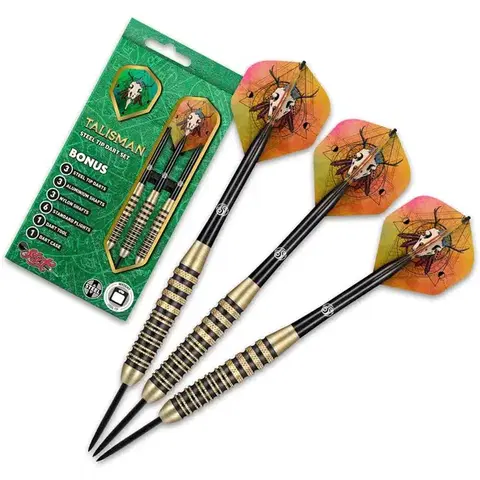 Šípky Šípky Shot Value Range Talisman Brass Steel 3ks 24 g