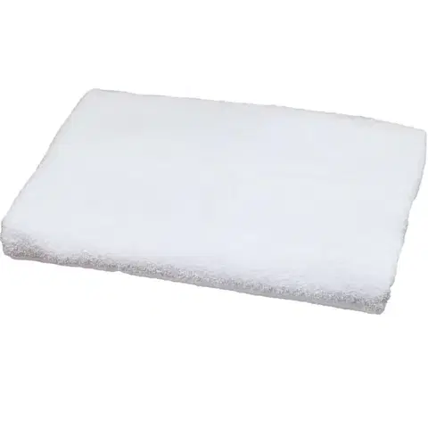 Bytový textil Hladký uterák 70 x 140 cm biely (500GSM)