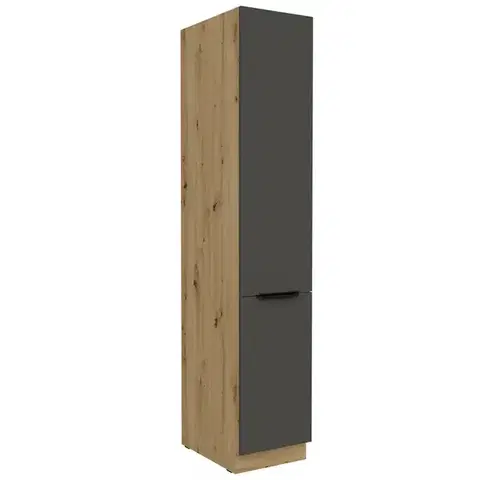 Kuchynské skrinky stojace Kuchynská skrinka Aria-Gr/Ar Anti Fingerprint 40dk-210 2f