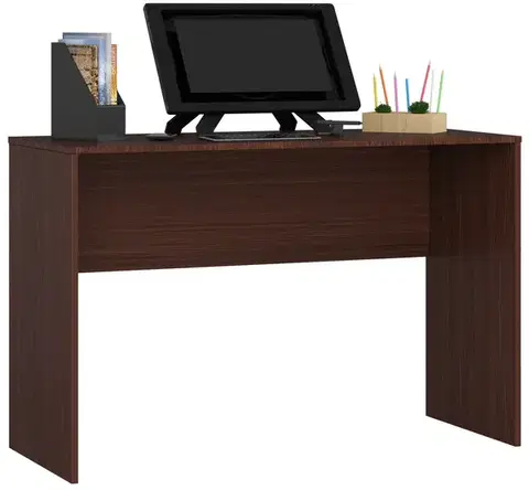 Písacie stoly Moderný písací stôl JIRÍ120, wenge