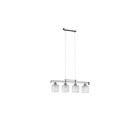 Svietidlá  Luster na lanku ALMA 4xE14/10W/230V lesklý chróm 15754