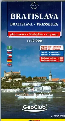 Turistika, skaly Bratislava PM GC 1:16 tis pevný - Kolektív autorov