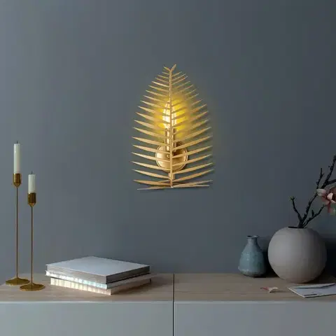 Nástenné svetlá Nástenná lampa Leaf - 15322