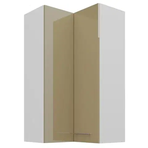 Kuchynské skrinky visiace Skrinka do kuchyne Lara cappucino 60x60 GN-108 2F (90°)