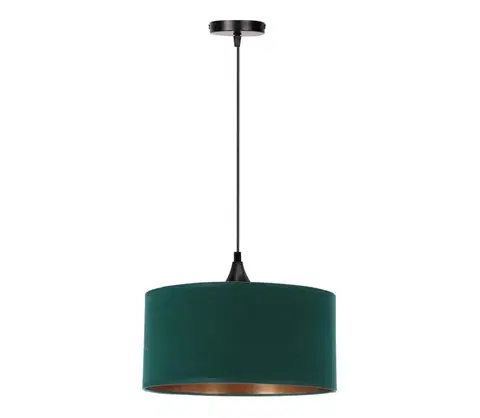 Svietidlá  Luster na lanku MALOTO 1xE27/60W/230V zelená 31-19646
