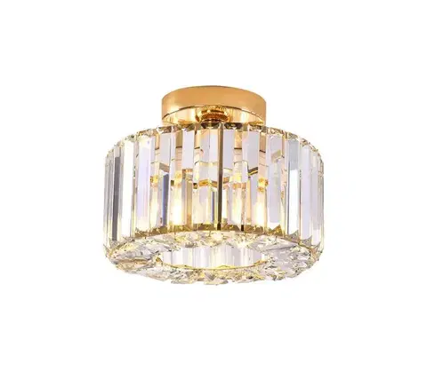 Svietidlá Light Prestige Stropné svietidlo VETRO 1xE27/15W/230V pr. 24,5 cm zlaté LP-2910/1C GD