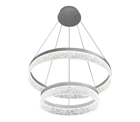 Svietidlá  LED luster na lankách GALA LED/54W/230V pr. 60 cm strieborný ML2243