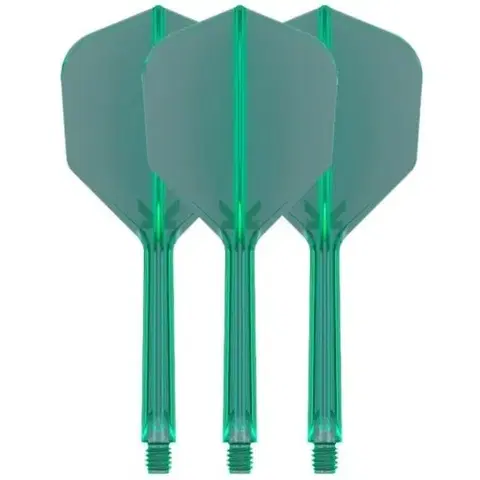 Násadky na šípky Letky Target K-Flex No6 In Between 3ks zelená