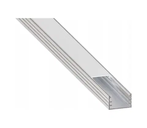 LED osvetlenie SmartLED Vstavaný profil pre LED pásy 1 m strieborný/biely 7504