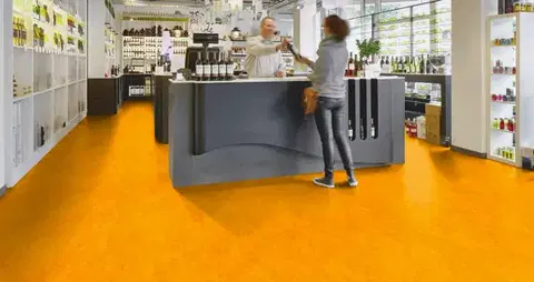 Marmoleum marbled fresco FORBO Marmoleum marbled fresco Golden sunset 3125 Tl. 2 mm