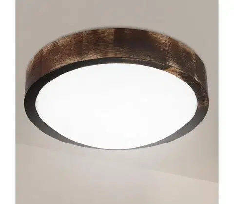Svietidlá BRILAGI - LED stropné svietidlo CARVALHO SLIM SMOKEY LED/20W/230V dub pr. 27,5 cm LD.PD-8.1