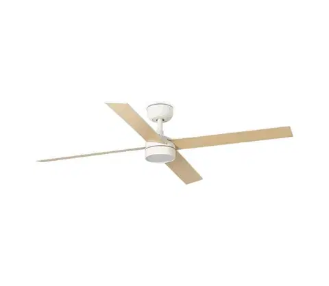 LED osvetlenie FARO Barcelona FARO 34355WT1S - LED stmievateľný látor RUDDER L 18W/230V CCT, priemer 132 cm, béžová/biela WT + diaľkové ovládanie 34355WT1S-D