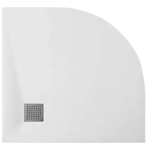 Sprchové vaničky Vanička polokrúhla Vexo 90x90 biela