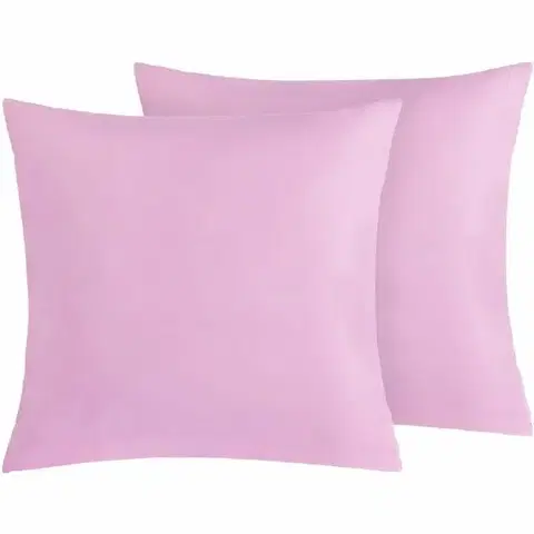 Obliečky Bellatex Bavlnené obliečky na vankúš, ružové, 45 ×45 cm, 2 ks, 45 x 45 cm