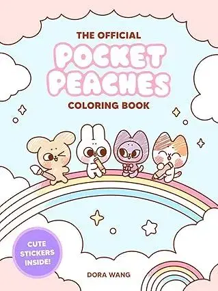 Pre deti a mládež - ostatné The Official Pocket Peaches Coloring Book - Dora Wang