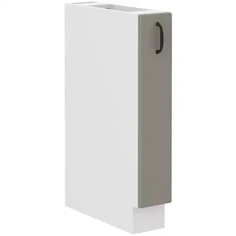 Kuchynské skrinky stojace Kuchynská skrinka Stilo claygrey/biely 15d cargo bb