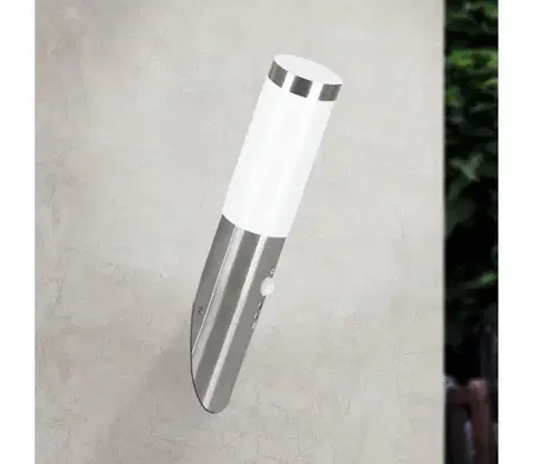 Záhradné lampy EGLO 83278 - Senzorové vonkajšie nástenné svietidlo HELSINKI 1xE27/15W IP44 83278