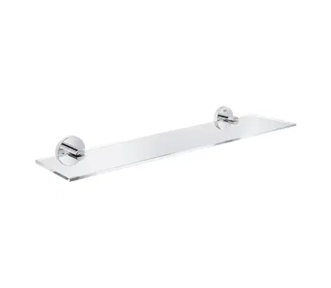 Svietidlá GROHE 41202000 - Sklenená polička START 530 mm, lesklý chróm 41202000