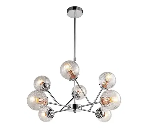 Svietidlá  Luster na tyči BEST 8xE14/40W/230V 38-67289