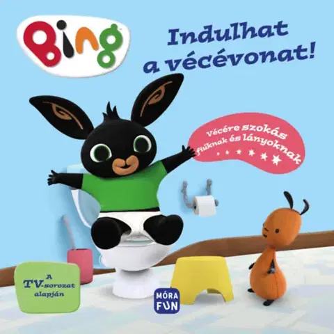 Leporelá, krabičky, puzzle knihy Bing - Indulhat a vécévonat!