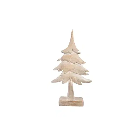 Vianočné dekorácie 4Home Dekorácia z mangového dreva Frozen Tree, 30 cm, S