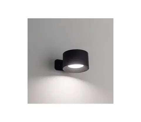 Svietidlá Eglo 74117 - LED stmievateľné nabíjateľné dotykové nástenné svietidlo MURAGLIE LED/5W/5V 2000 mAh čierne 74117