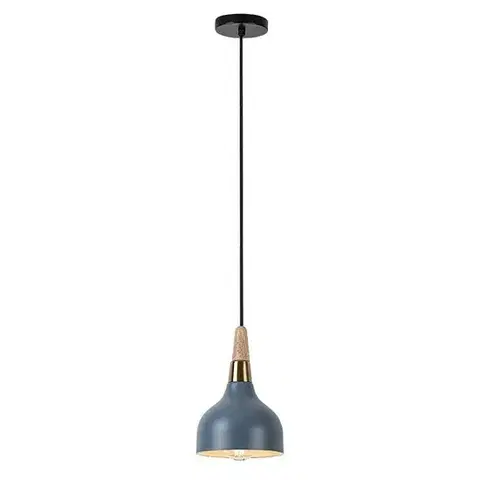 Svietidlá Rabalux 72135 moderný závesný luster Drusilla, sivá, E27, 1x max. 40W