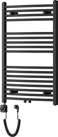 Radiátory do kúpeľne MEXEN/S - Ares radiátor + vykurovacia tyč 900 x 600 mm, 400 W, čierna W102-0900-600-6400-70