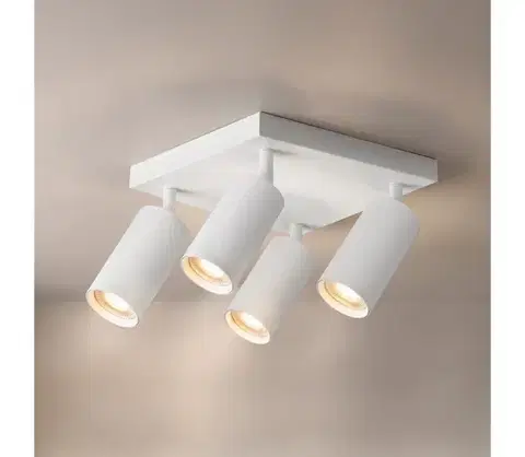 Svietidlá Brilagi - Bodové svietidlo SELE SQUARE 4xGU10/30W/230V biela WO-SELESQ-01-WHT-OEM