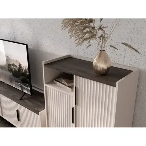TV stolíky TV stolík FRESIO RTV2D2S Tempo Kondela